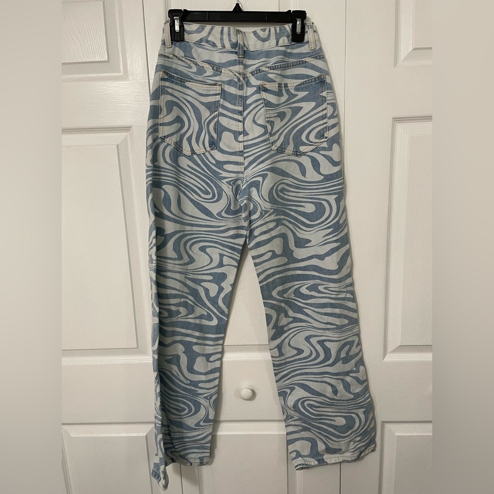 Water Patterned Jeans - Picture 5 of 5